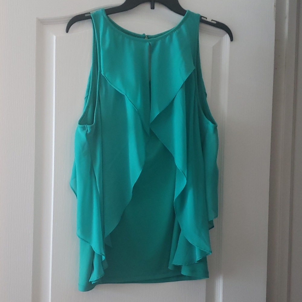 New York & Company Green Tank / Blouse